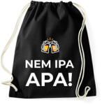 printfashion NEM IPA, APA - Sportzsák, Tornazsák - Fekete (10918044)