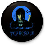 printfashion addams wednesday - Kitűző, hűtőmágnes - Fekete (11543067)