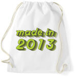 printfashion made-in-2013-green-grey - Sportzsák, Tornazsák - Fehér (490542)