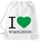 printfashion I love Wimbledon - Sportzsák, Tornazsák - Fehér (2331175)