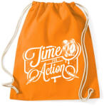 printfashion A cselekvés ideje! - Sportzsák, Tornazsák - Narancssárga (397681)
