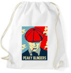 printfashion Peaky Blinders smoke - Sportzsák, Tornazsák - Fehér (2576933)