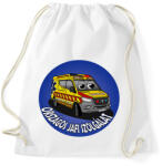 printfashion Jafi mentőautó pisti 3 - Sportzsák, Tornazsák - Fehér (13332181)