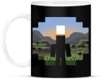 printfashion Minecraft Land - Bögre - Fekete (1869774)