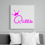 printfashion Queen - Vászonkép - Fehér (6624546)