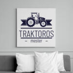 printfashion Traktoros mester - Vászonkép - Fehér (6641334)