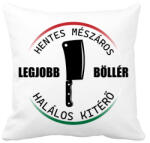 printfashion Legjobb böllér - hentes mészáros - Párnahuzat, Díszpárnahuzat - Fehér (15814112)