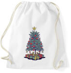 printfashion Karácsonyfa - Sportzsák, Tornazsák - Fehér (14605920)