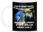 printfashion Az okos férfi - Bögre - Fekete (15004474)