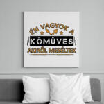 printfashion Én vagyok a kőműves - Vászonkép - Fehér (10294082)