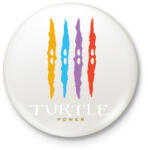 printfashion Teknős erő - Kitűző, hűtőmágnes - Fehér (3076623)