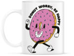 printfashion Donut worry be happy - Bögre - Fehér (7561282)