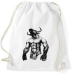 printfashion Minotaurus - Sportzsák, Tornazsák - Fehér (14956926)