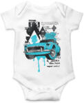 printfashion Amerikai retro sportautó 2 - Baba Body - Fehér (4667404)