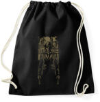 printfashion Gengszter koponya - Sportzsák, Tornazsák - Fekete (1047919)