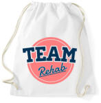 printfashion TEAM Rehab Red - Sportzsák, Tornazsák - Fehér (251813)