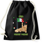 printfashion Cicc-cicc - Italy - Sportzsák, Tornazsák - Fekete (7583999)