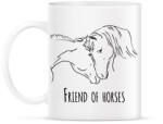 printfashion Friend of horses - Bögre - Fehér (6325034)