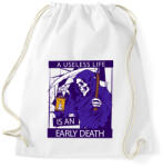 printfashion Könnyű halál - Sportzsák, Tornazsák - Fehér (806127)