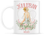 printfashion Júliusban férjhez megyek - Bögre - Fehér (7337973)