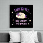 printfashion Unitato - Vászonkép - Fekete (13768240)