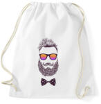 printfashion Bearded Man - Sportzsák, Tornazsák - Fehér (1247815)