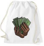 printfashion A pénz beszél. - Sportzsák, Tornazsák - Fehér (2358262)