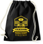 printfashion A legjobb taxisok - Hónappal - Sportzsák, Tornazsák - Fekete (7560096)