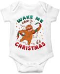 printfashion Karácsonyi lajhár - Baba Body - Fehér (5570290)