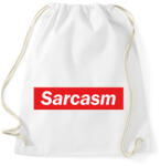 printfashion Sarcasm - Szarkazmus - Sportzsák, Tornazsák - Fehér (7046136)