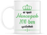 printfashion Az igazi hercegek - Évszámmal - Bögre - Fehér (7151747)