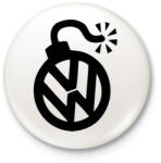 printfashion VW bomba - Kitűző, hűtőmágnes - Fehér (3083019)