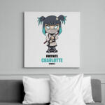 printfashion Charlotte - Fortnite Season 8 - Vászonkép - Fehér (6638732)
