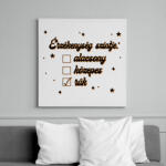 printfashion Érzékenység szintje - Vászonkép - Fehér (8524998)