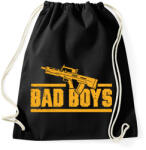 printfashion Bad boys gun - Sportzsák, Tornazsák - Fekete (2024729)