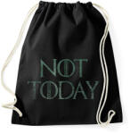 printfashion Not Today - Game of Thrones - Sportzsák, Tornazsák - Fekete (1462739)