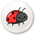 printfashion Cuki katica - Kitűző, hűtőmágnes - Fehér (15960097)