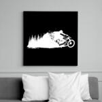 printfashion Biker Custom - Vászonkép - Fekete (6648760)