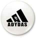 printfashion Adydas - Kitűző, hűtőmágnes - Fehér (3088000)
