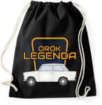 printfashion TRABANT 601 - örök legenda - Sportzsák, Tornazsák - Fekete (11525355)