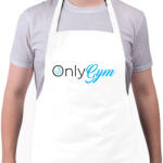 printfashion OnlyGym - Kötény - Fehér (16750523)