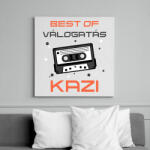 printfashion Retro kazetta - Vászonkép - Fehér (11541037)