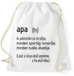 printfashion Apa (fn) - Sportzsák, Tornazsák - Fehér (7129193)