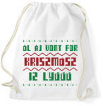 printfashion ALL I WANT FOR CHRISTMAS IS YOU - Sportzsák, Tornazsák - Fehér (9627799)