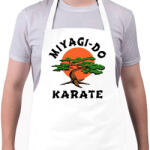 printfashion Miyagi-Do Karate - Kötény - Fehér (4914782)