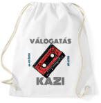 printfashion Retro kazetta - Sportzsák, Tornazsák - Fehér (11540214)