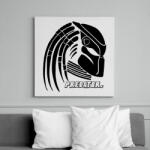 printfashion Predator head - Vászonkép - Fehér (6631859)