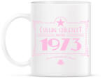 printfashion csillag-1973-pink - Bögre - Fehér (790815)