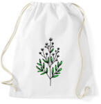 printfashion virág-008 - Sportzsák, Tornazsák - Fehér (2324681)