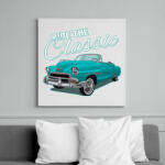 printfashion Classic car - Vászonkép - Fehér (6634756)